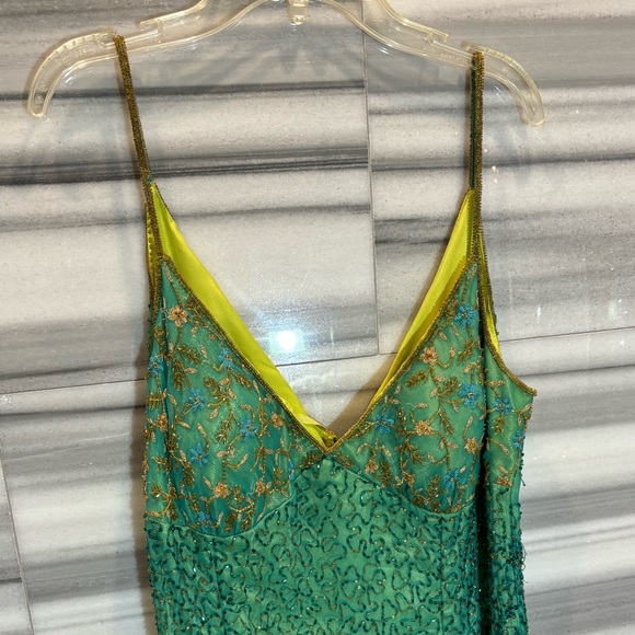 Adriana Papell Vintage Beaded Gown - Picture 2 of 5